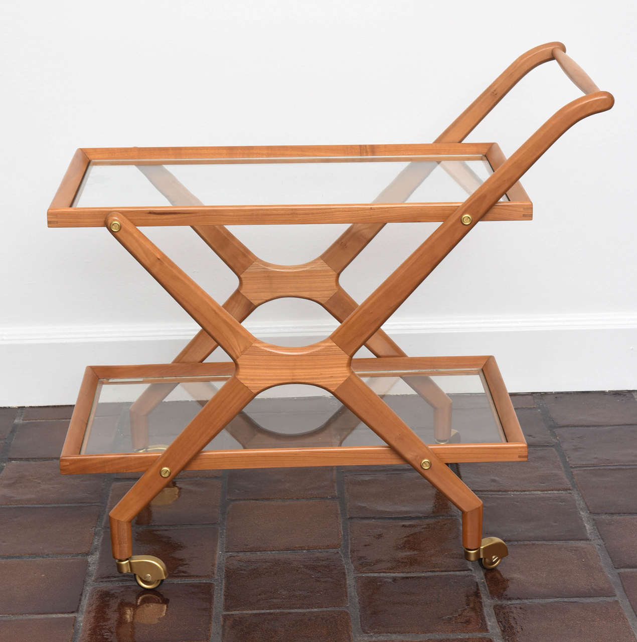 1950s Italian Bar Cart in the style of Ico Parisi