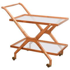 1950s Italian Bar Cart in the style of Ico Parisi