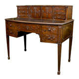 Finely Carved English Desk