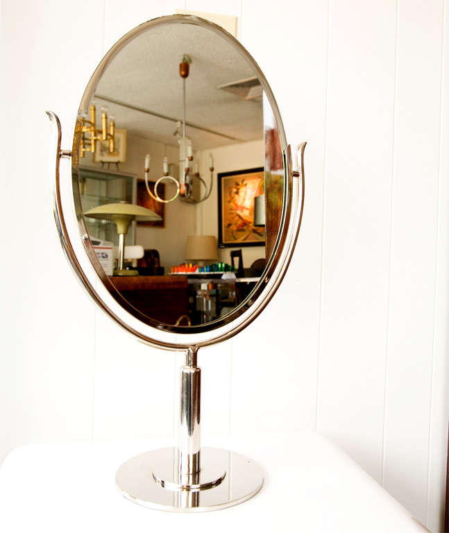 Vintage Charles Hollis Jones Wishbone Vanity Mirror