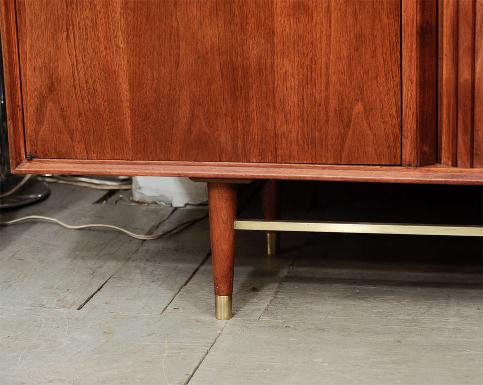 American Furnette Walnut Credenza