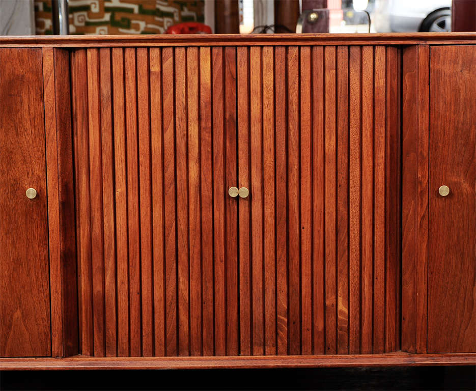 Mid-20th Century Furnette Walnut Credenza