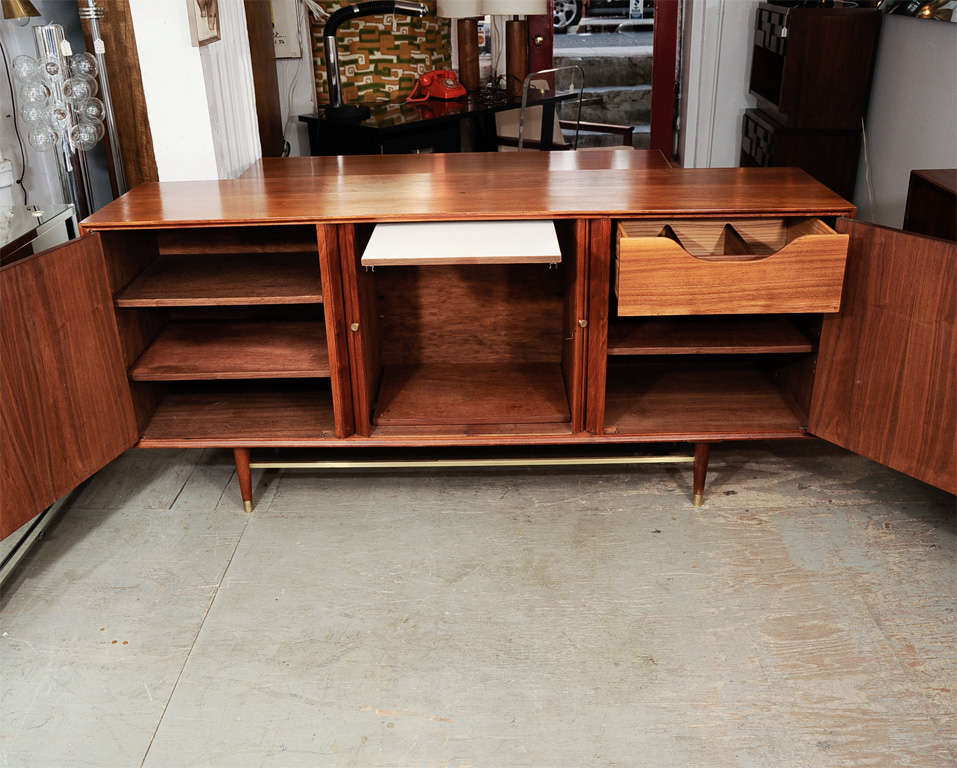 Furnette Walnut Credenza 1