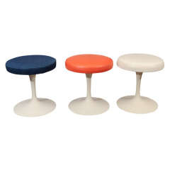 Set of Three Saarinen Stools Set of Three Saarinen Stools