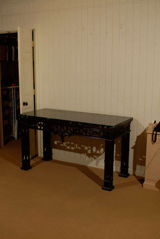 Chippendale style Mahogany Console