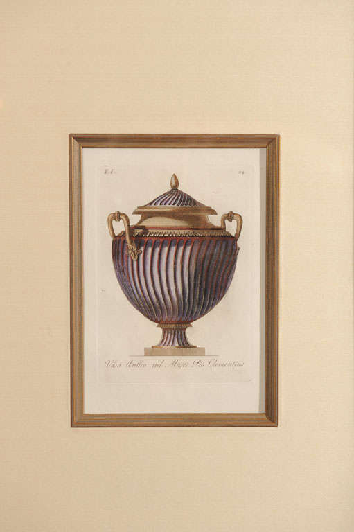 19th Century Pair of Hand Colored Engravings In Excellent Condition In Larkspur, CA