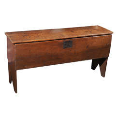 English Oak Six Plank Coffer