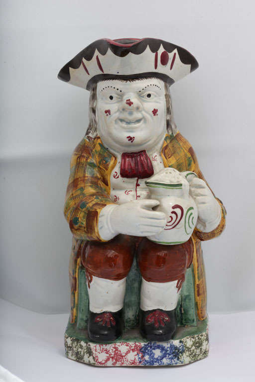 A Rare Signed And Dated Neale Toby Jug