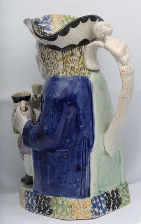 Pottery A Fine English Pearlware Toby Jug