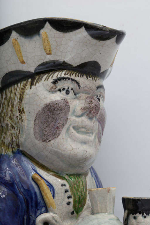 A Fine English Pearlware Toby Jug 4
