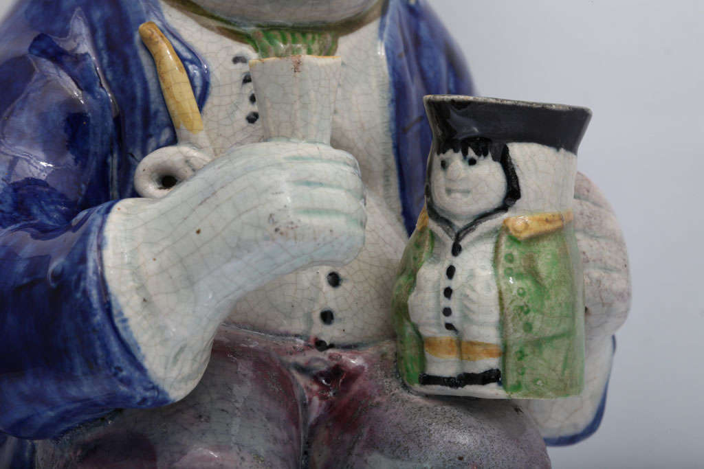 A Fine English Pearlware Toby Jug 5