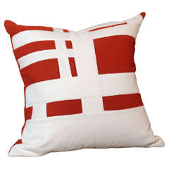 Pair Large Graphic Pillows