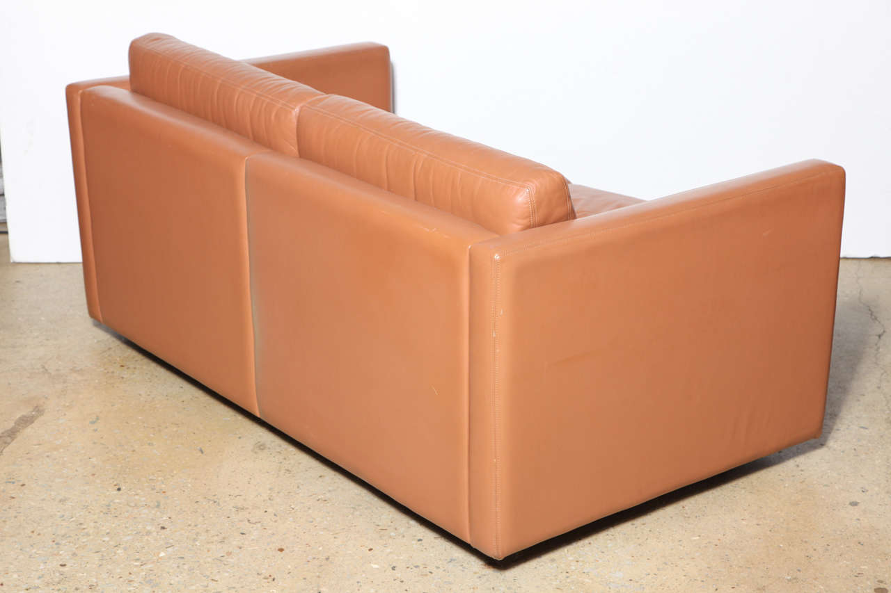 single Charles Pfister Knoll Love Seat at 1stDibs