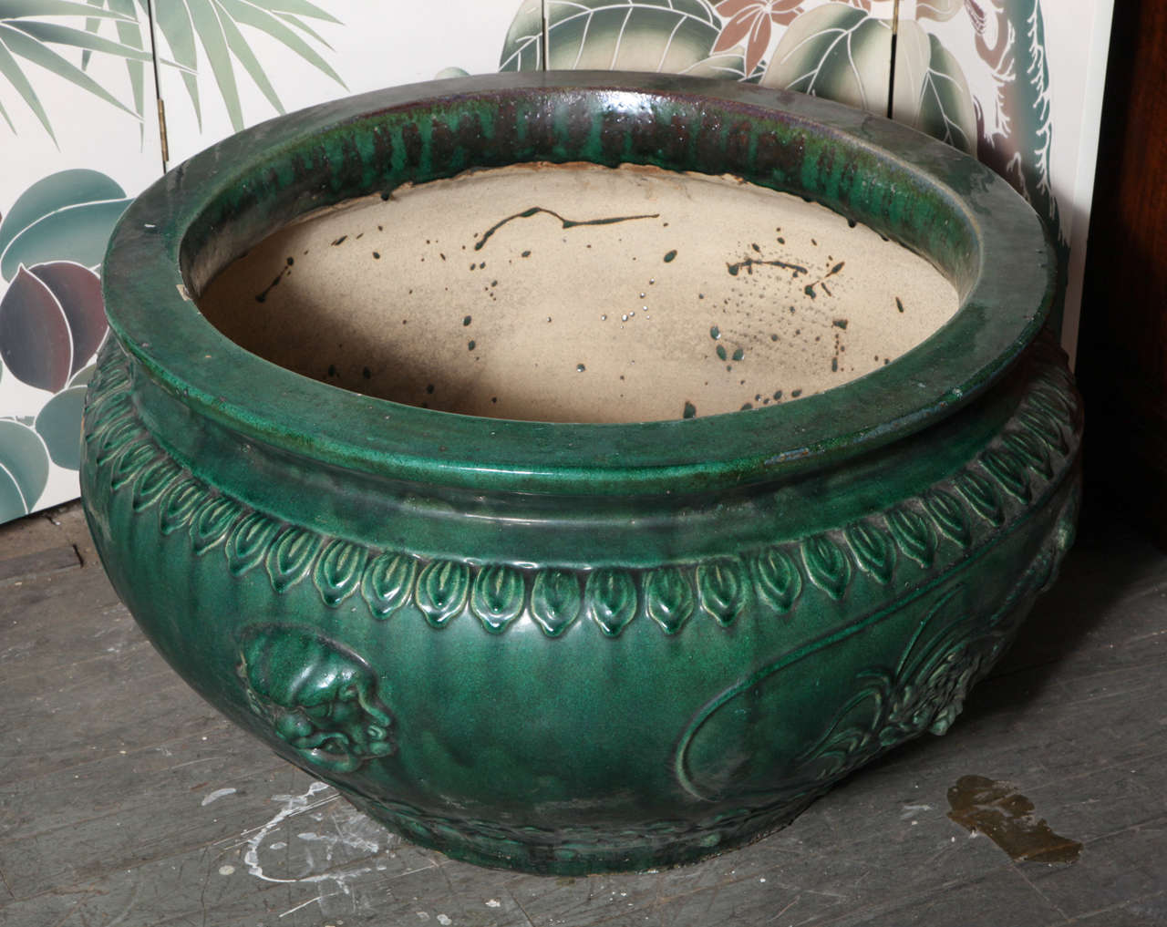 antique pottery planters
