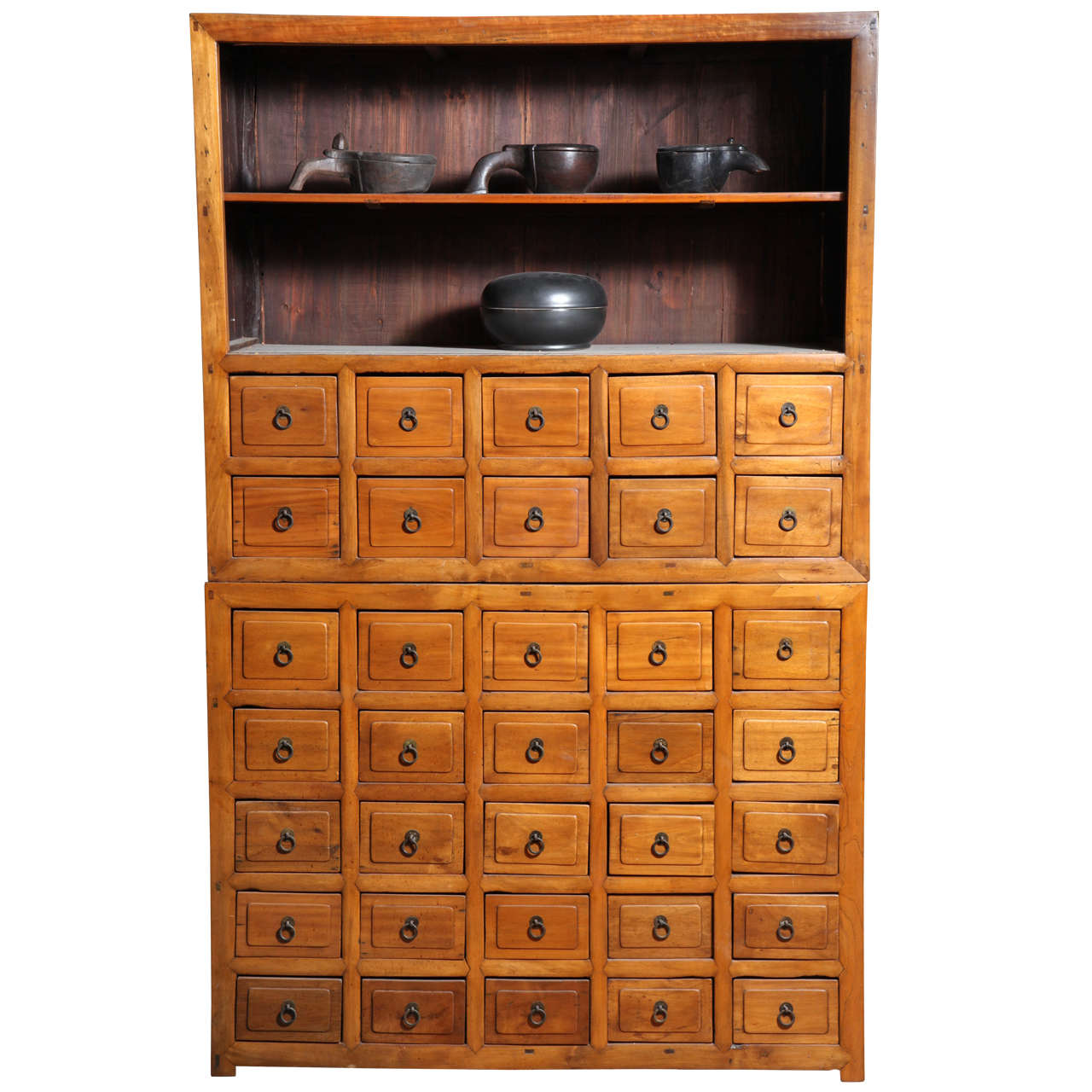 19th Century Chinese Apothecary Medicine Cabinet With 45 Drawers