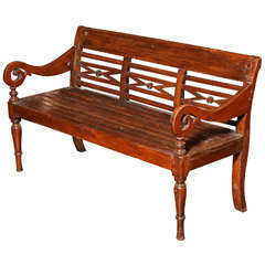 Dutch Colonial Veranda Bench