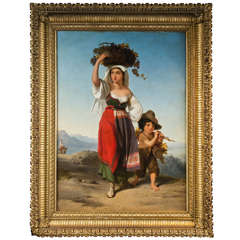 "Grape Gatherers" By John Gadsby Chapman