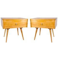 Paul McCobb Planner Group Single Drawer Nightstands