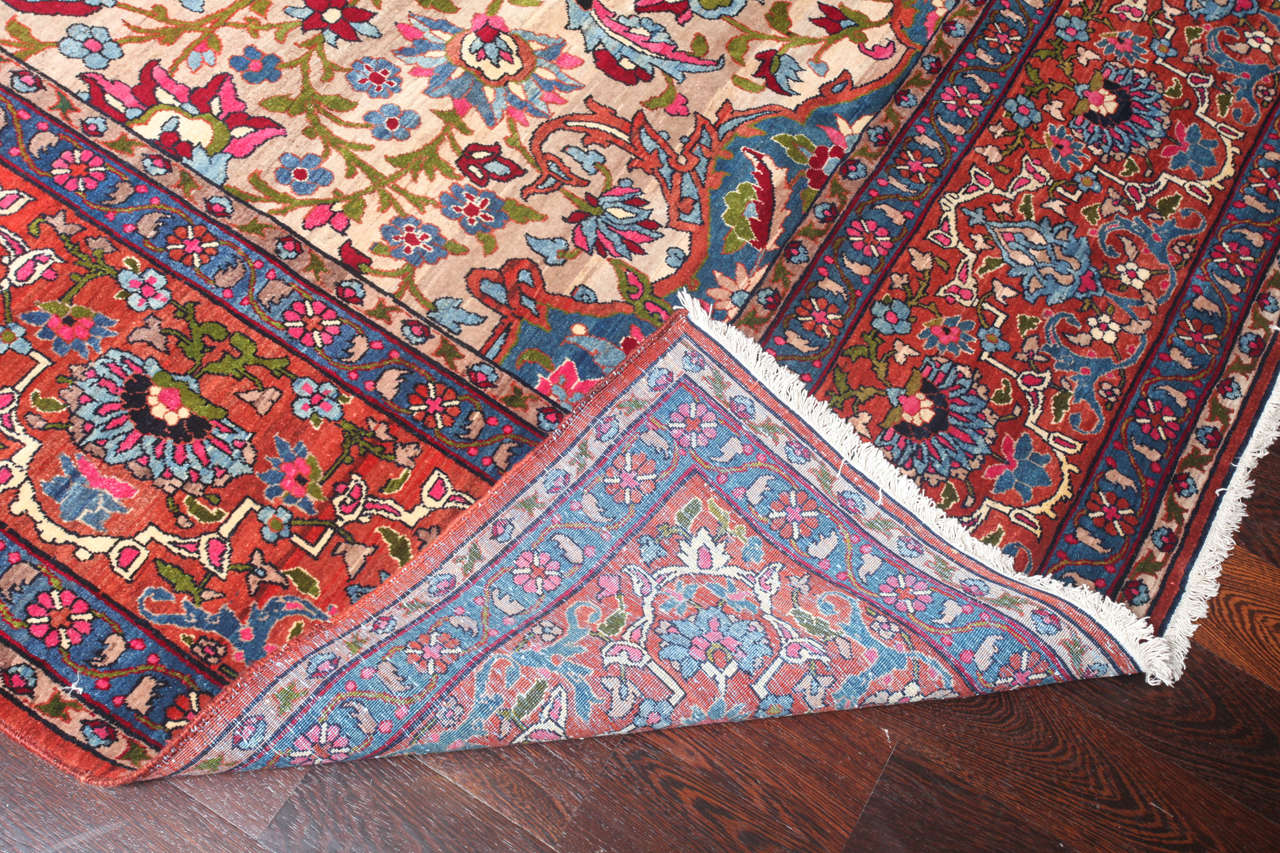 19th Century Antique 1880s Persian Kermanshah Rug with Safavid Dynasty Design, 11' x 15' For Sale