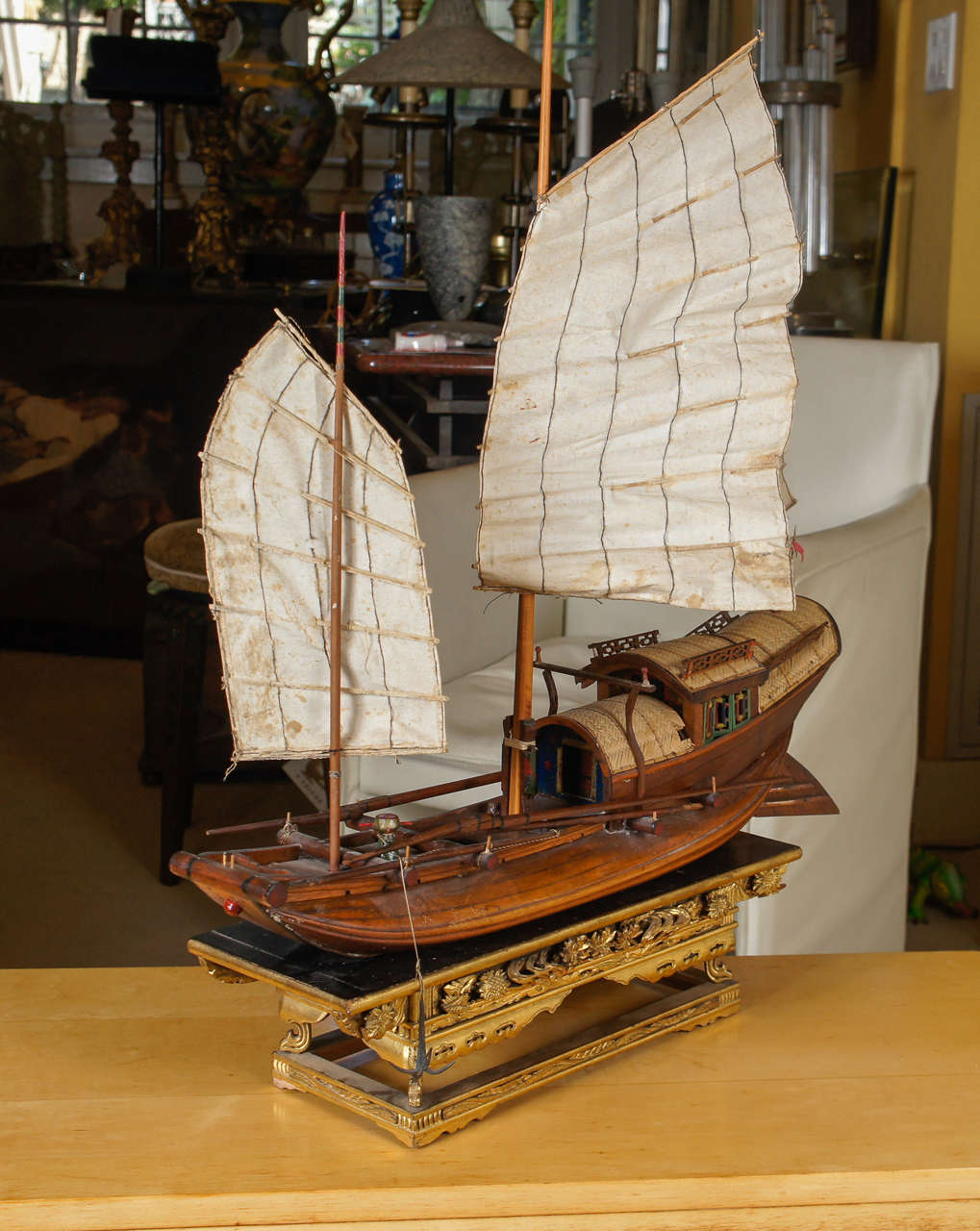 A Finely Detailed model of a Chinese Junk
