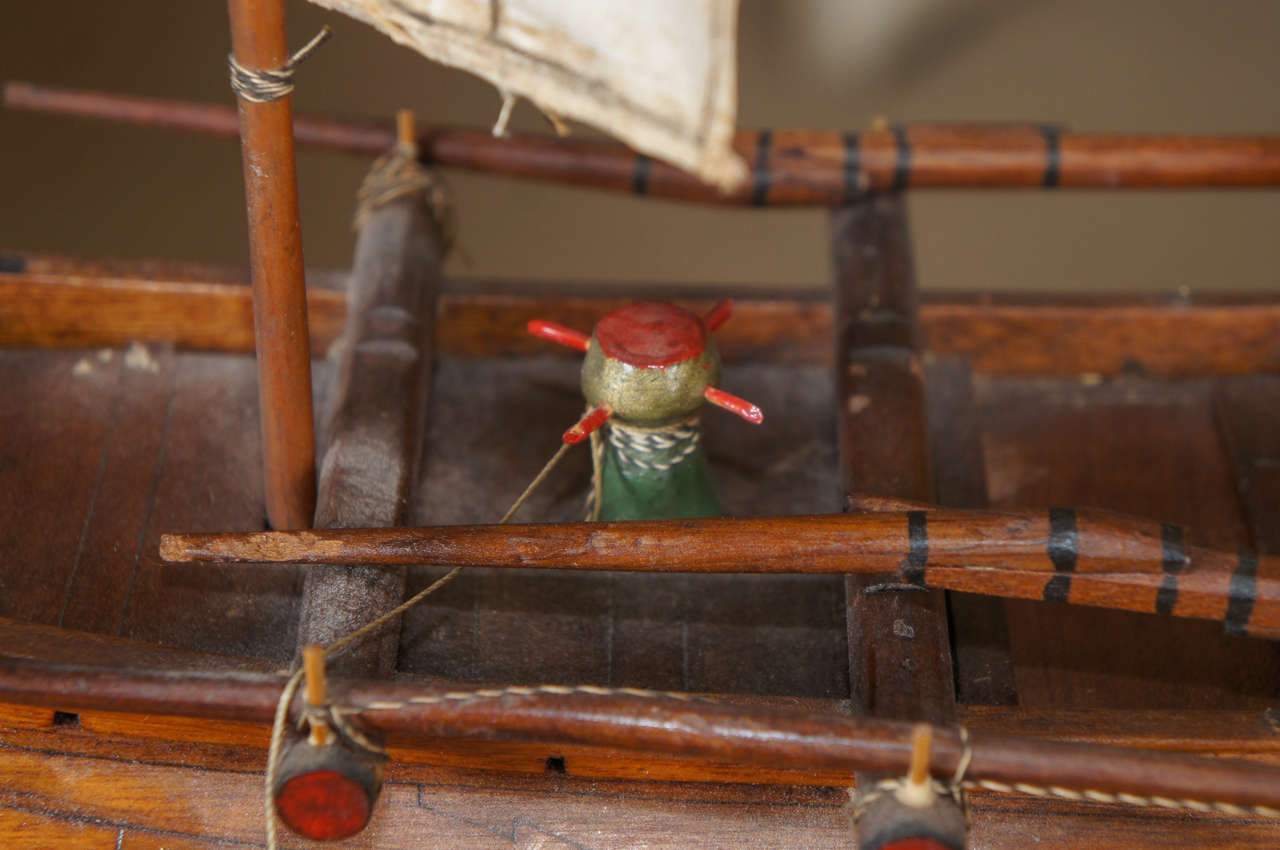 Finely Detailed Model of a Chinese Junk In Excellent Condition In Hudson, NY