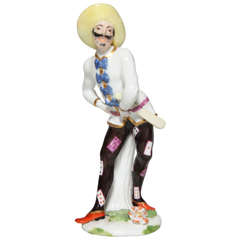 An 18th century Meissen Commedia Dell'arte Porcelain Figurine by J. J. Kandler 12