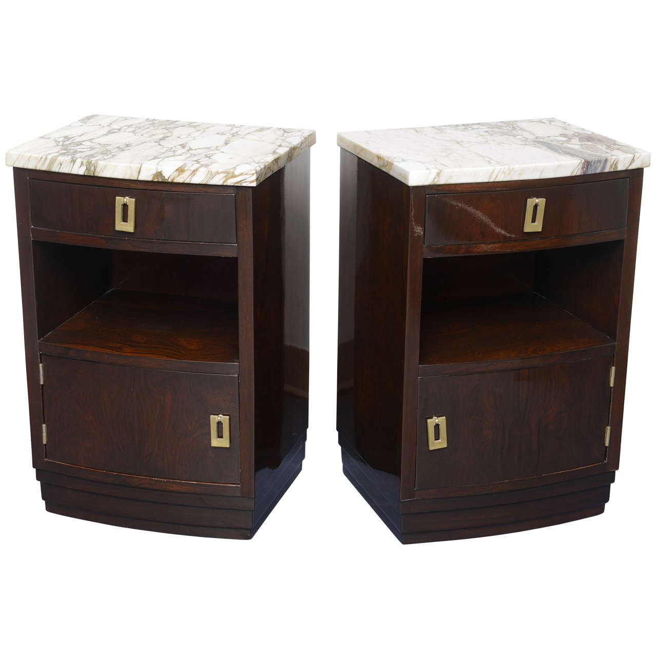 Pair of French Art Deco Night Stands