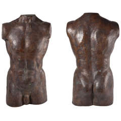 Pair of Unique Bronze Busts