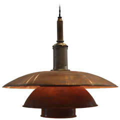 Poul Henningsen  Copper Pendant, Denmark, 1929