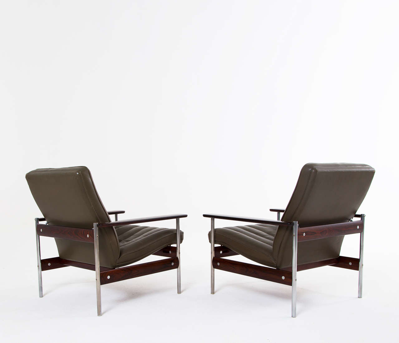 Rosewood Lounge Chairs by Sven Ivar Dysthe for Dokka Mobler 3
