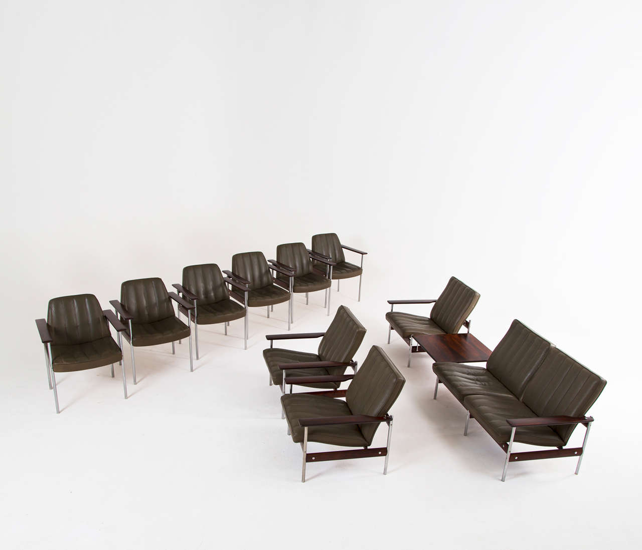 Rosewood Lounge Chairs by Sven Ivar Dysthe for Dokka Mobler 2