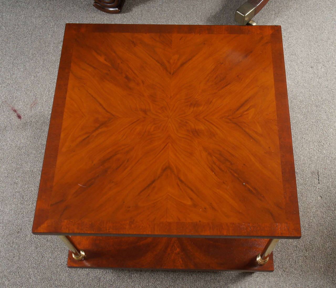 Pair of Yew Wood Side Tables 1