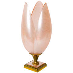 1950s Italian Lotus Table Lamp