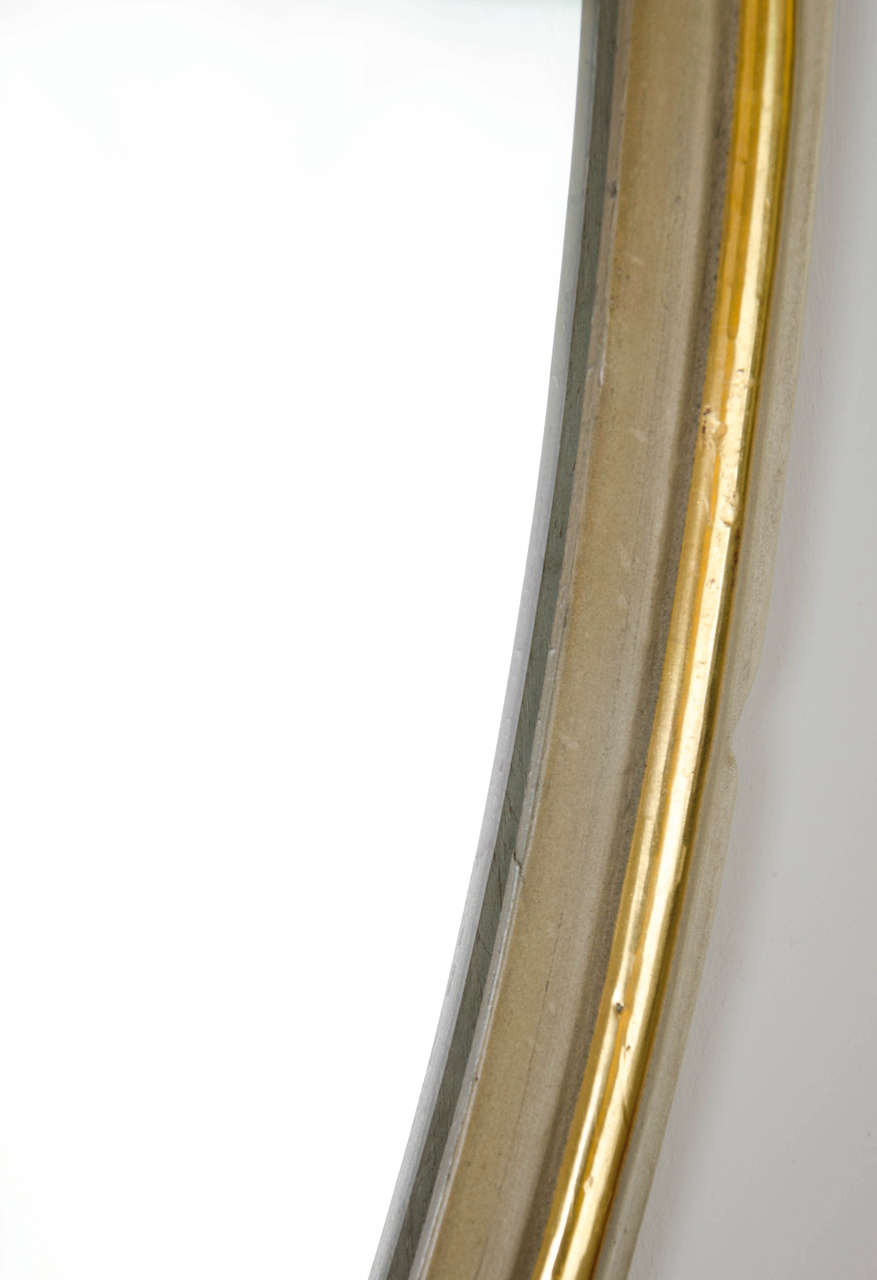 1940s Italian Gold Leaf Mirror Attributed to Paolo Buffa For Sale 3