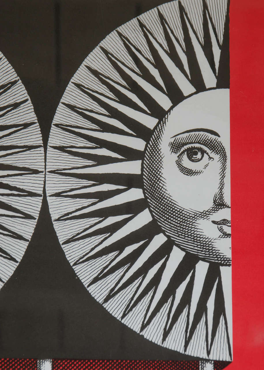 1963 Italian Print by Piero Fornasetti 1