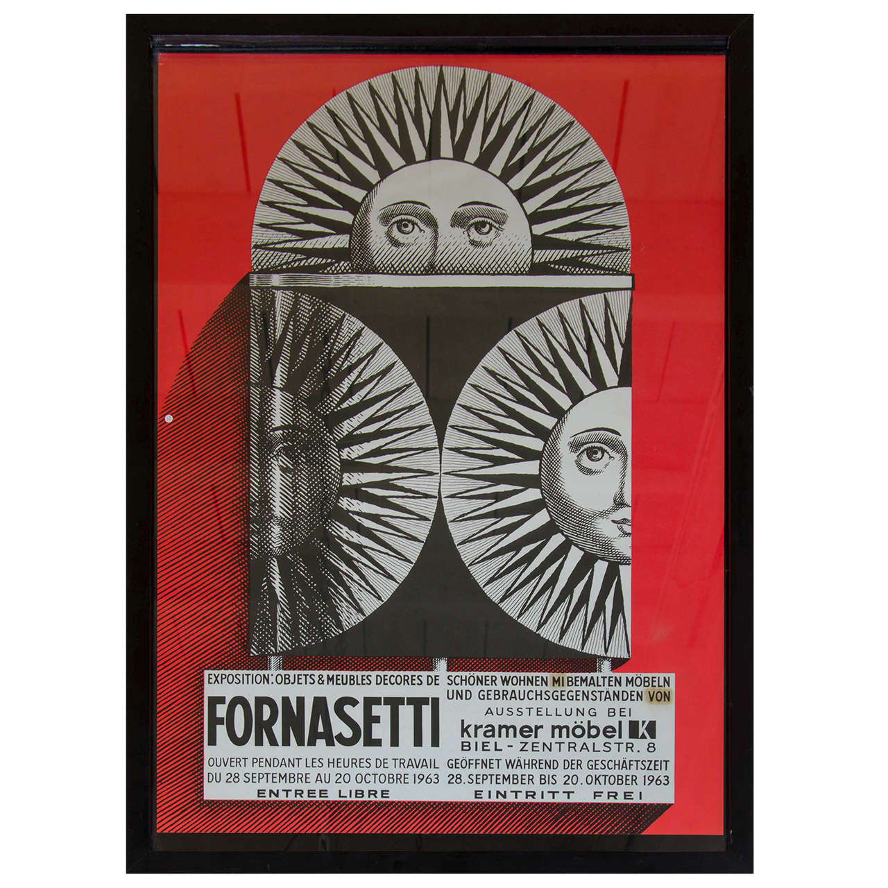 1963 Italian Print by Piero Fornasetti