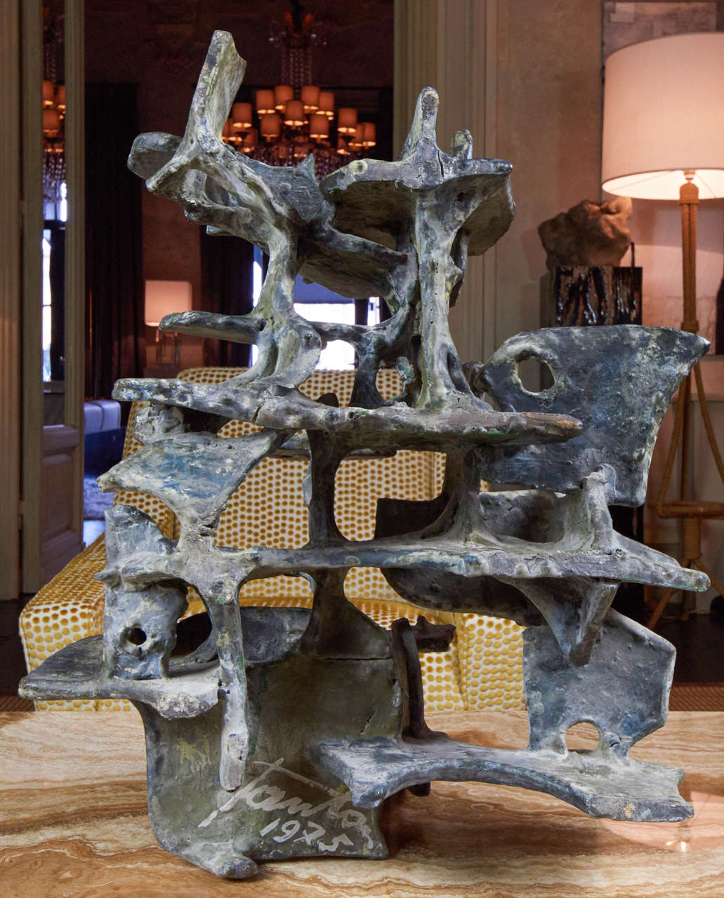 Marcello Fantoni Abstract Sculpture, 1975 In Excellent Condition For Sale In Firenze, IT