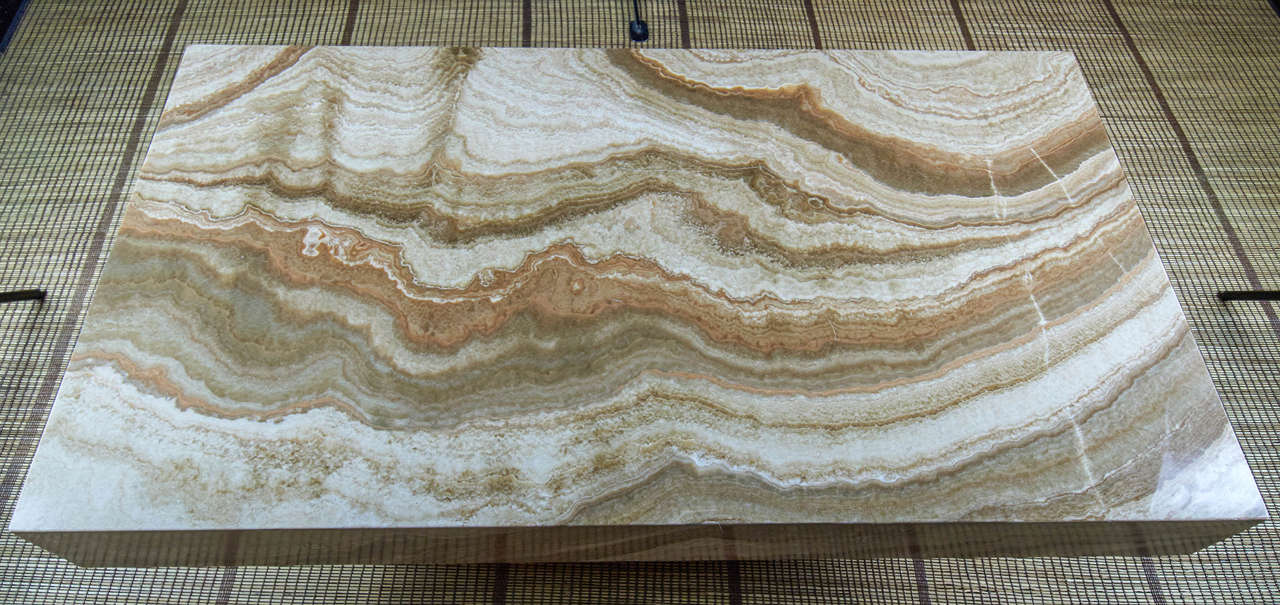 onyx side table