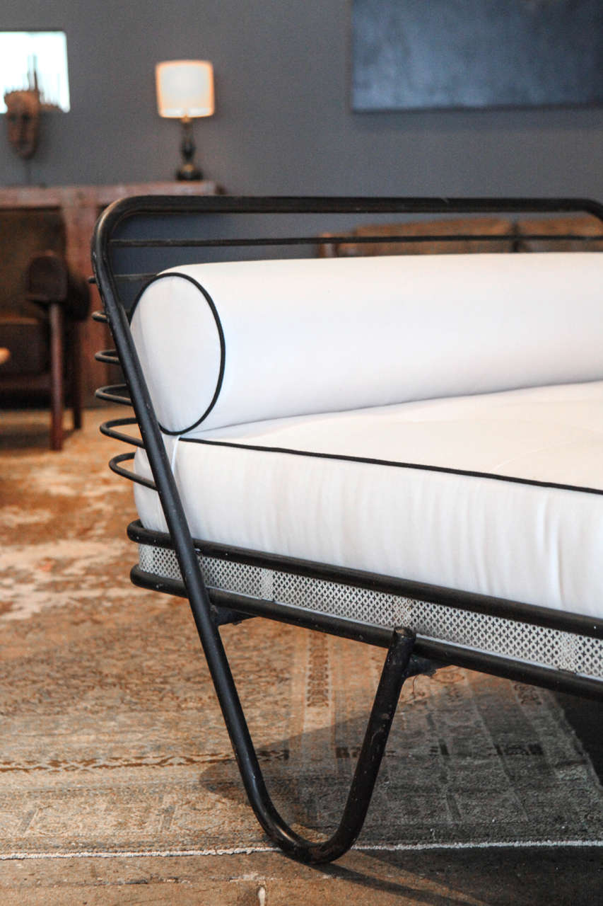 Mathieu Matégot Kyoto Daybed, France, 1950 In Good Condition In Los Angeles, CA