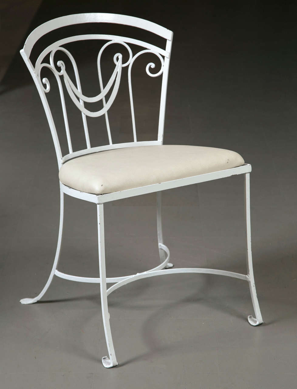 Hollywood regency style garden chairs set of five