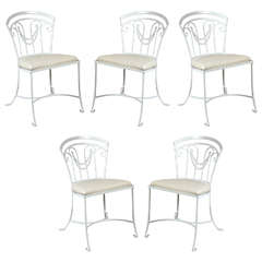 Set of Five Garden Chairs