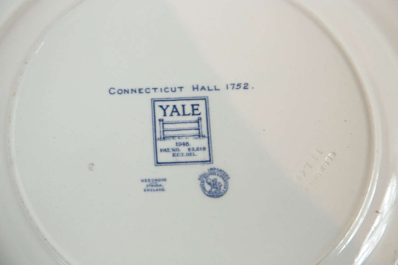 Set of Eight Vintage Wedgwood Yale Plates 2