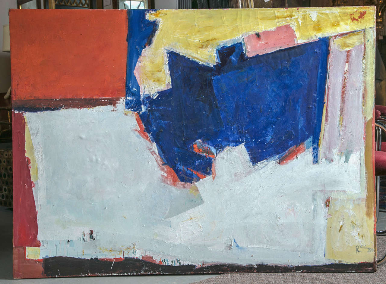 1960s Abstract Painting For Sale at 1stDibs