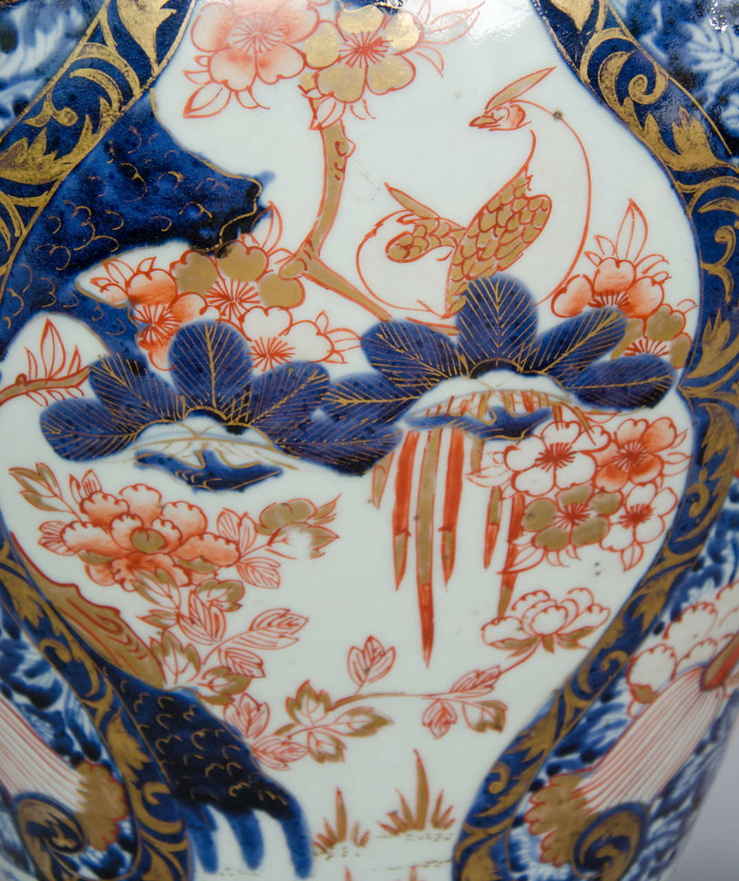 Japanese Imari Porcelain Vase Lamped, circa 1700 For Sale 5