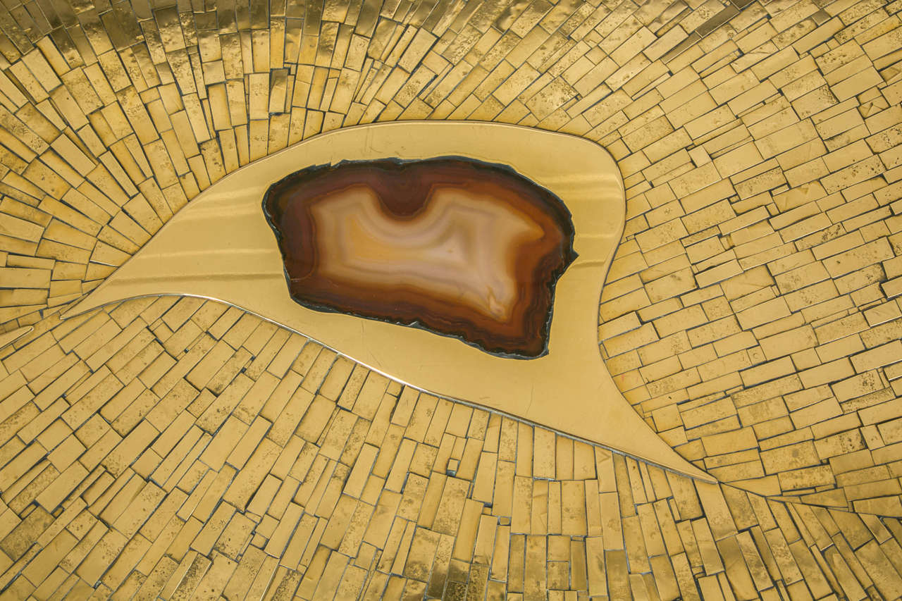 Late 20th Century Circular Coffee Table, circa 1970 by Jean-Claude Dresse