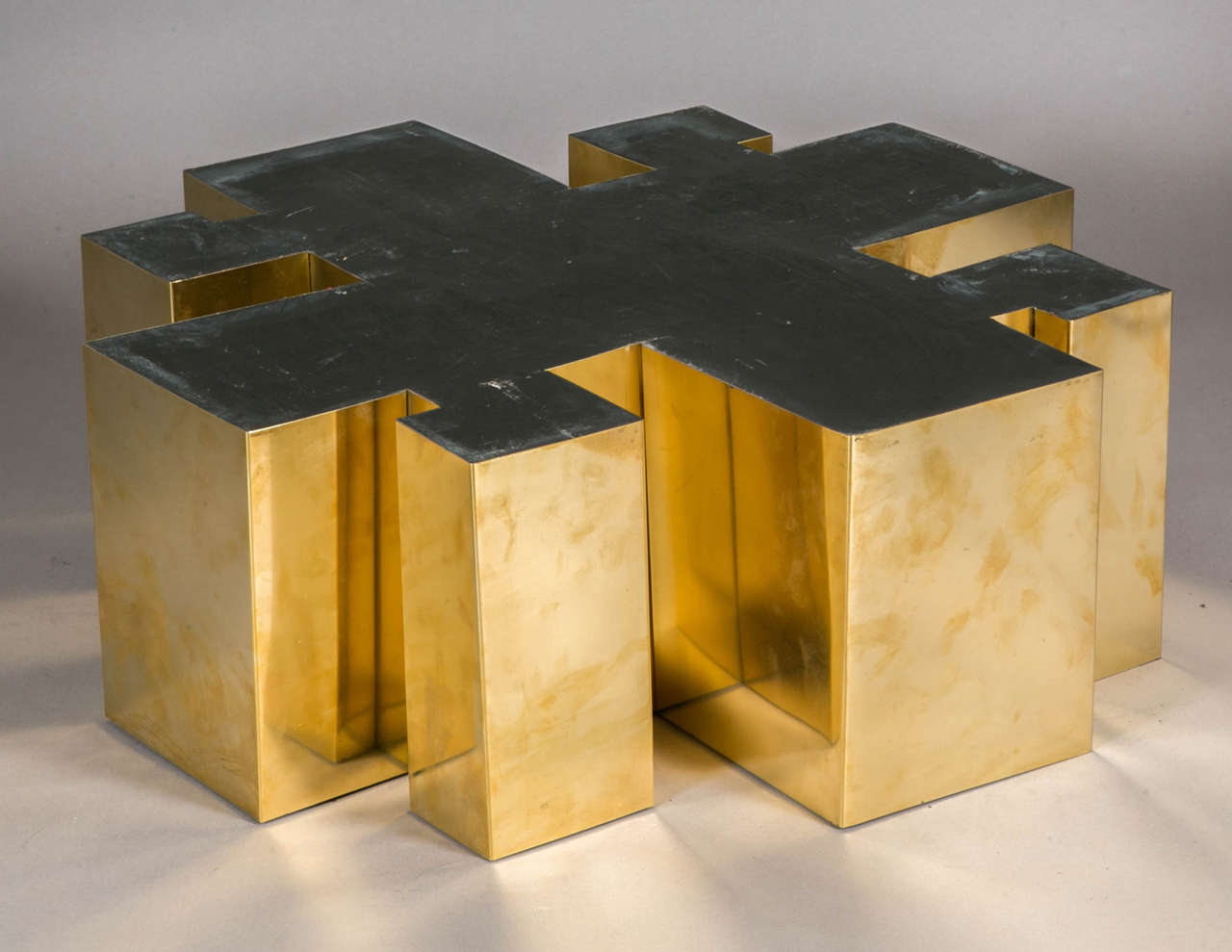 Circular Coffee Table, circa 1970 by Jean-Claude Dresse 2