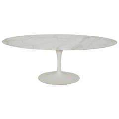 Eero Saarinen Oval Marble Dining Table