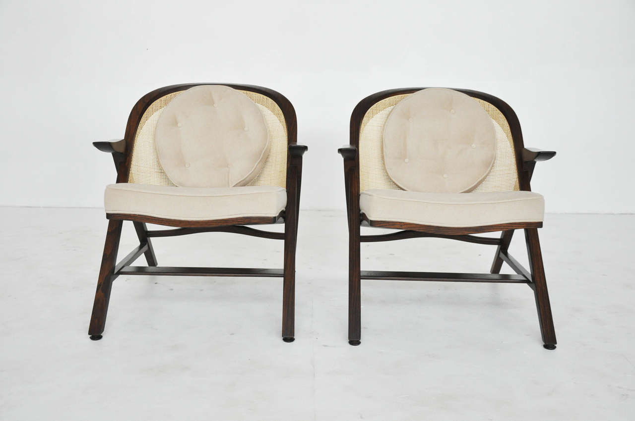 Dunbar A-Frame Chairs by Edward Wormley In Excellent Condition In Chicago, IL