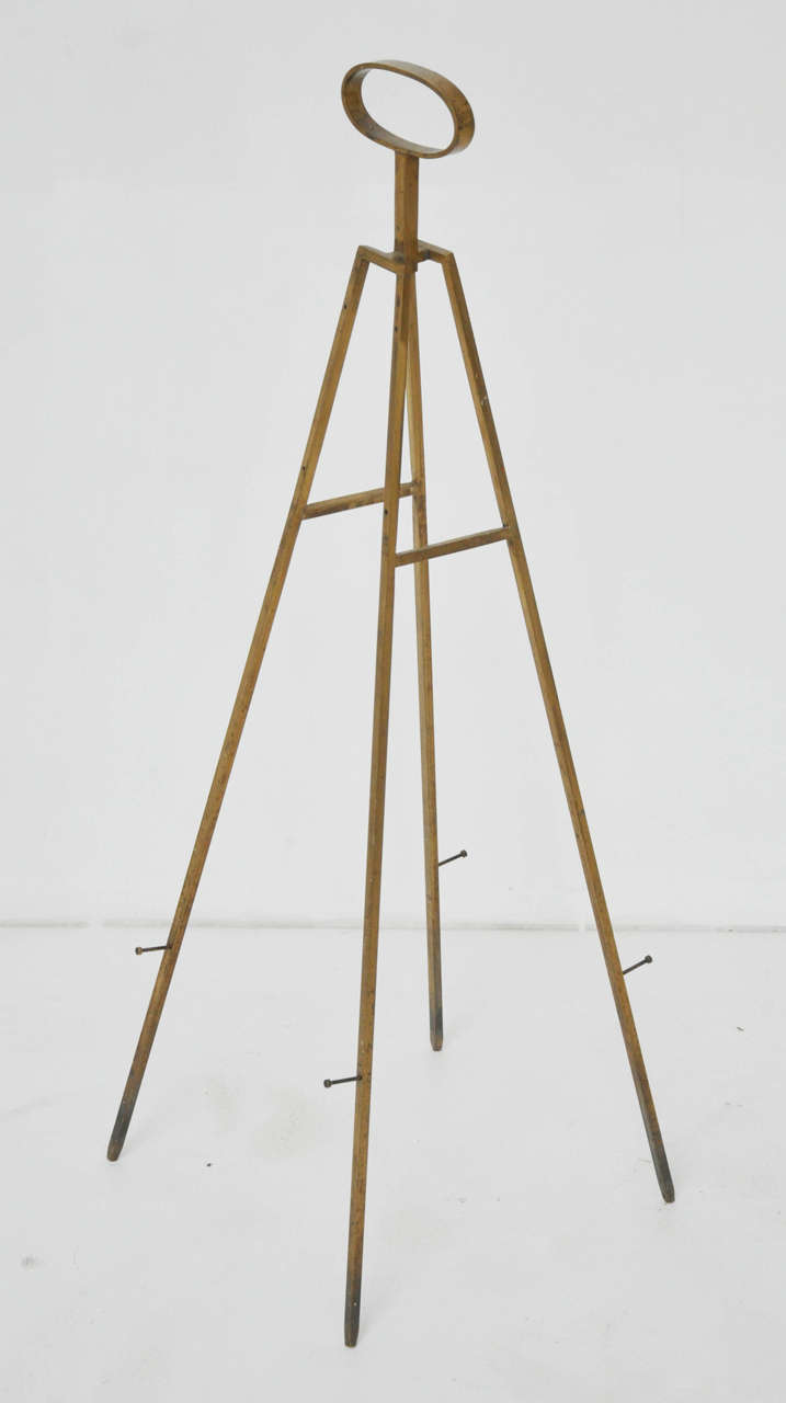 Brass tabletop easel by Tommi Parzinger.