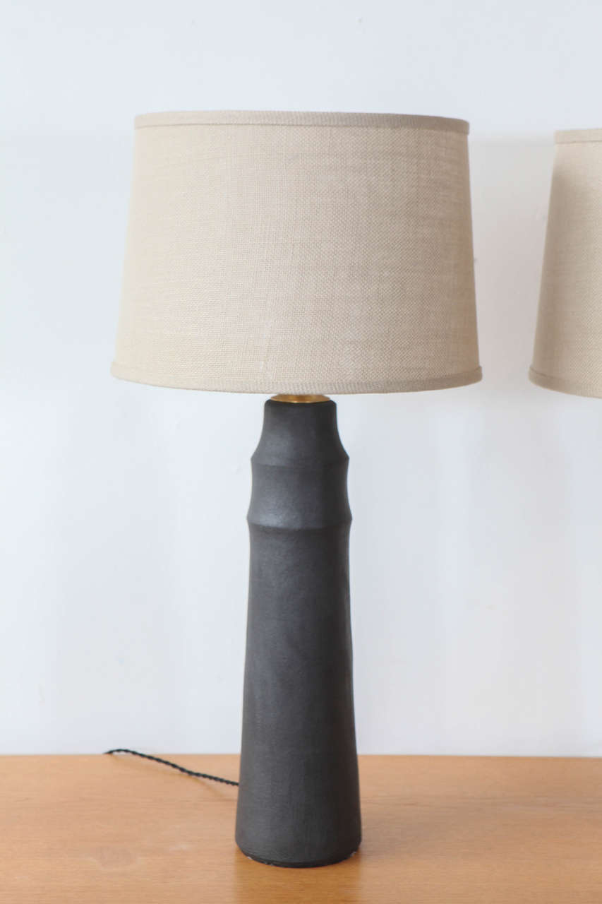 Mirena Kim Handmade Ceramic Table Lamps At 1stdibs Mid Century Modern Mirena Kim Handmade Ceramic Table Lamps For